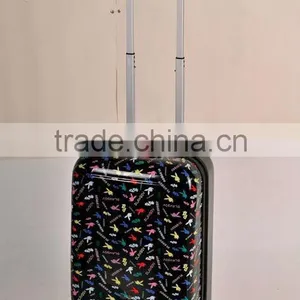 Set of 3 ABS Luggage With Printing thumbnail-1