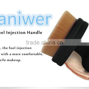 New Arrival O! Circle Oval Brush Style Foundation Makeup Air Brush Loose Powder Synthetic Hair Brush Big One thumbnail-2