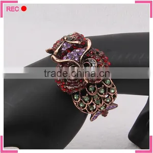 Fashion Bangle for Party, Owl Decoration Rhinestone Bangle thumbnail-3