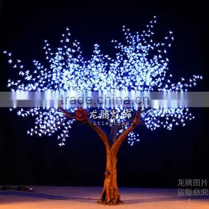 Nature Trunk White Cherry Blossom Led Tree thumbnail-4