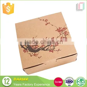Eco-Friendly Handmade Brown Kraft Paper Pizza Box for Fast Food thumbnail-2