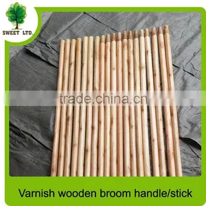 Garden Cleaning Tools Varnished Smooth Wooden Handle Stick for Rake and Shovel thumbnail-2