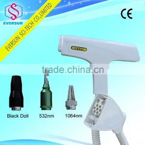 Q Switched Nd Yag Laser Tattoo Removal Machine EVERSUN 532nm / 1064nm Nd Yag Tattoo Laser Removal Machine Ruby Laser Q-switch Laser Mole Removal Machines thumbnail-5