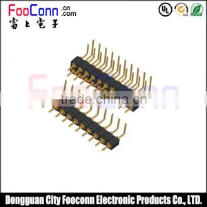 2.0mm Single/dual Rows Round Pin Header 90 Degree for Pcb thumbnail-1