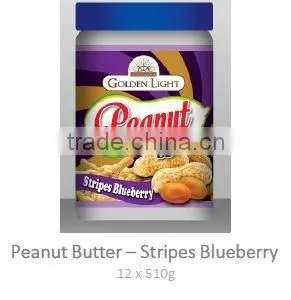 Peanut Butter - Stripe Blueberry thumbnail-1