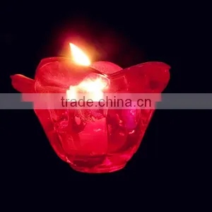 Candle Holder/unique Shaped Colored Glass Empty Wax Container Jar thumbnail-2