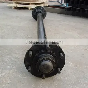 Trailer Hub Wheel Hub 10 Ton Axle With Tire thumbnail-1