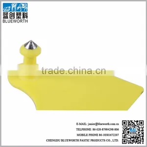 2# Yellow Poultry Tpu Plastic Ear Tags for Pigs With Metal Pin thumbnail-4