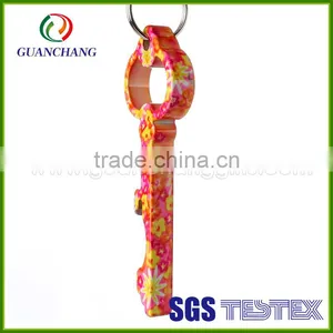 Custom Logo Stainless Steel Beer Bottle Opener Keychain thumbnail-4
