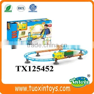 Battery Operated Toy Train Steam Locomotives Table Set thumbnail-1