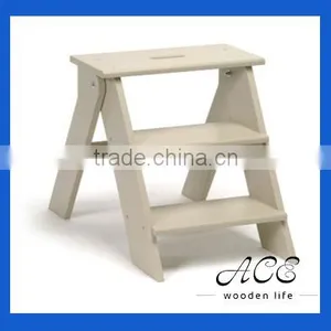 Solid Wooden Step Stool thumbnail-1