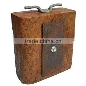 Wooden and Metal Door Stop thumbnail-1