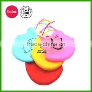 FDA Food Garde Cartoon Silicone Baby Bibs thumbnail-2