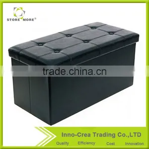 Wholesale Durable OEM PVC Multi-Function Storage Ottoman thumbnail-2