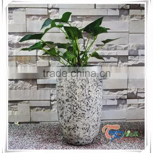 Garden Pot Antique Round Polyresin Flower Pots And Roman Vases thumbnail-1