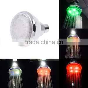 LD8010-A2 LED Glow Temperature Sensor Shower Head, Seven Colors Flashing With 4 Lamp Sprinkler thumbnail-1