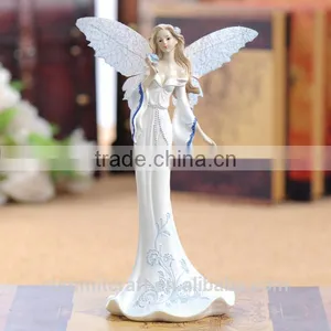 Pure White Resin Slim Fairy Figures thumbnail-1