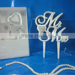 2014 Resin Letter Mr. Mrs Wedding Cake Topprs thumbnail-1