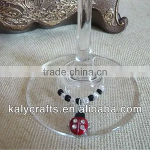 Promotion Gifts Ladybird Wine Glass Identifier thumbnail-1