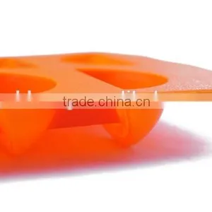 Silicone Orange Shape Ice Cube Tray/silicone Ice Molds thumbnail-1