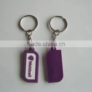 2D Falt Soft Pvc Keychain thumbnail-1