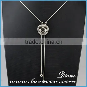 Snap Button Pendant Necklace for DIY Necklace Jewelry,Snaps Interchangeable Jewelry Accessory Metal Necklace thumbnail-3
