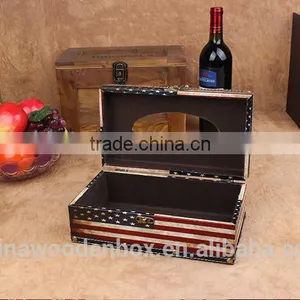 2015 USA Flag Wooden Tissue Box thumbnail-5