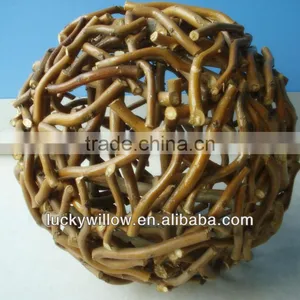 Large Decorative Balls Made by Crooked Willow for Garden Decoration thumbnail-1