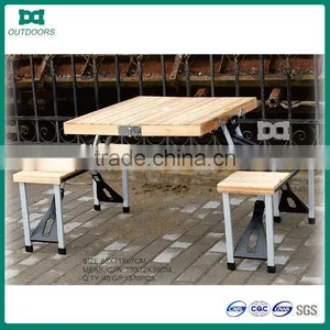 Wooden Camping Folding Table thumbnail-1