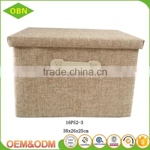 Decorative Fancy Foldable Toy Storage Box With Lid thumbnail-2