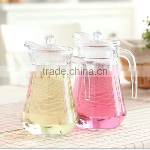 Hot Selling Good Quality Glass Water Jug With Spout With Lid thumbnail-1