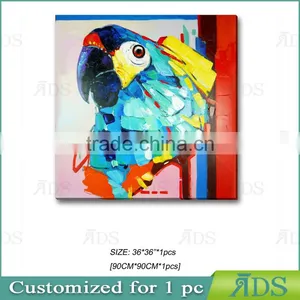 Abstract Birds Oil Painting On Canvas thumbnail-4