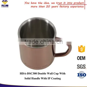 Double Wall Color Stainless Steel Coffee Cup thumbnail-3