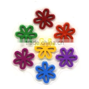 New Design Fancy Flower 7 Color Crayon, 7 pk Flower Wax Crayon, Novelty Flower Shaped Crayon Set thumbnail-1