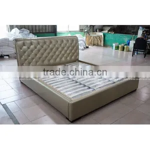Upholstered King Size Bed Made in China B85 thumbnail-6