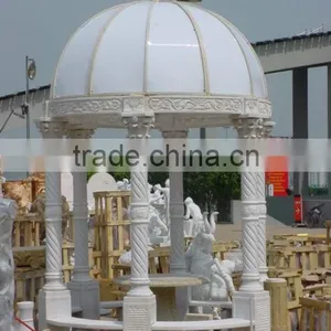 2015 New Design Garden Marble Column Gazeboe thumbnail-4