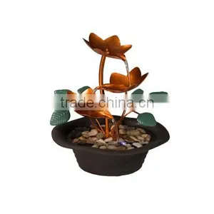 Blossom Cascading Tabletop Fountain With LED Light thumbnail-2