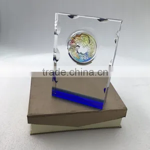 Wholesale Transparent Crystal Shield Award Trophy Manufacturer thumbnail-2