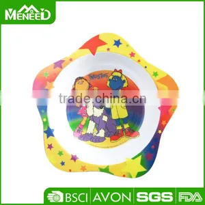 Children Birthday Gifts Melamine Meal Ware, Unique Pentagram Shape Kid Bowl thumbnail-1