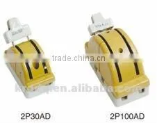 Double Pole Porcelain/ceramic With Bakelite/copper/brass/iron Knife Switch 2P thumbnail-1