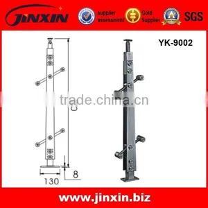 Stainless Steel Floor Mount Balcony Railing Designs thumbnail-2