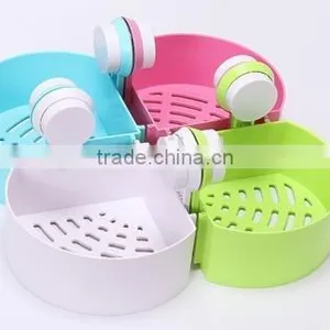 Plastic Triangle Bathroom Shelves With Strong Sucker thumbnail-3
