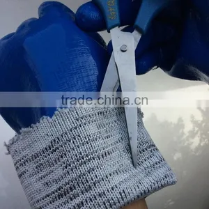 NMSAFETY Water Proof Nitrile Coated Cut Resistant Gloves thumbnail-2