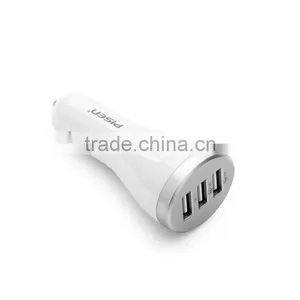 Pisen Universal Smart Fast Charing 5V 1A 2.1A 2.4A 3 USB Wireless Car Charger Mobile Phone Accessories thumbnail-2