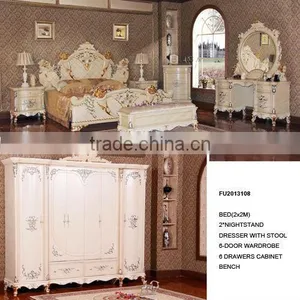 Carved French Bedroom Set thumbnail-1