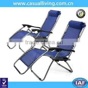 Zero Recliner Pool Lounge With Cup Holder thumbnail-1
