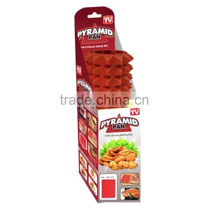 2015 Pyramid Pan as Seen on Tv/Silicone Baking Mat Food Cooling Pads thumbnail-5
