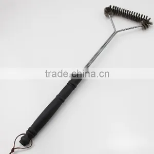 Best Stainless Steel Barbecue Grill Brush With Long Wire Handle thumbnail-1
