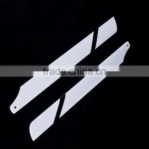 New 1 Pair 325mm Glass Razor Blades Fiber Helicopter Main Rotor Blade for Trex 450 Black thumbnail-1