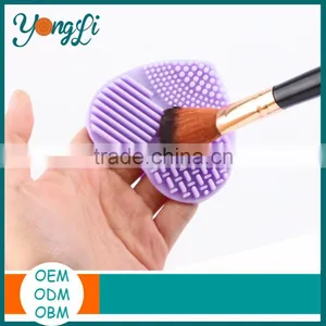 Cleaning MakeUp Washing Brush Silica Glove Scrubber Board Cosmetic Clean Tools thumbnail-1